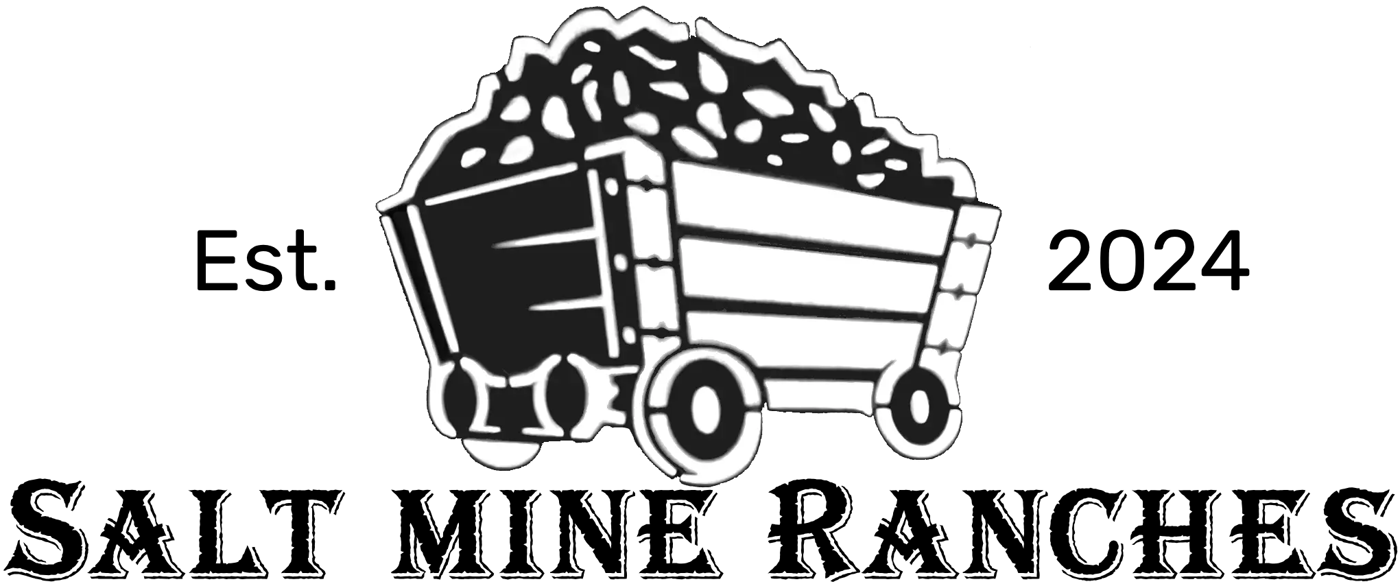 Salt mine logo of a mine cart